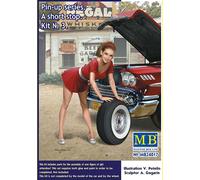 Maqueta Figurina Pin-Up Series "Un Kit De Parada Corta 3"