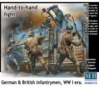 (MAS35116) - Masterbox 1:35 - Hand to Hand Fight German & British WWI
