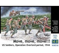 (MAS35130) - Masterbox 1:35 - US Soldiers Operation Overlord Move Move