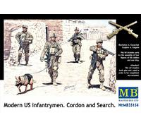 (MAS35154) - Masterbox 1:35 - Modern US Infantrymen Cordon and Search