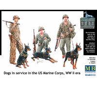 (MAS35155) - Masterbox 1:35 - Dogs in the Service in Marine Corps WW II
