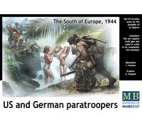 (MAS35157) - Masterbox 1:35 - US and German Paratroopers Southern Europe