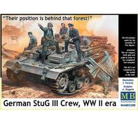 (MAS35208) - Masterbox 1:35 - German StuG III Crew (Behind the forest)
