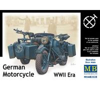 Maqueta Moto BMW R75 Side Car Alemana 2e Guerra Mundial MASTER BOX LTD 3528