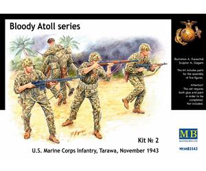 (MAS3543) - Masterbox 1:35 - Bloody Atoll Series. Kit No 2. US Marine C…