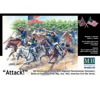 (MAS3550) - Masterbox 1:35 - US Civil War Series: The Attack of the 8th