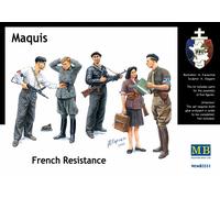(MAS3551) - Masterbox 1:35 - French Resistance 'Maquis'