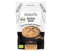Masa fermentada seca de centeno orgánico, 600 g, masa madre natural hecha de harina integral, perfecta para pan de centeno, pan de masa madre y pan horneado, fácil de aplicar, incluye recetas e