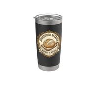 Masa madre porque el asesinato está mal broma divertida para hornear Vaso térmico de acero inoxidable de doble pared