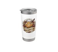 masa madre porque el asesinato está mal divertido hornear hacer casa Vaso térmico de acero inoxidable de doble pared