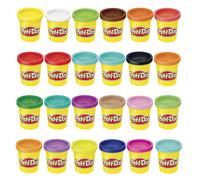 Masa modeladora Play-Doh, paquete de 24, no t xica, latas de 85 g (3 oz) de colores surtidos. No contiene caramelos. Juguetes y recuerdos de Hall