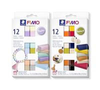 Masa para modelar FIMO endurecible al Horno - Masa Blanda para Principiantes - Arcilla Decorativa en Colores Pastel y Naturales - Bloques versátiles para joyería y decoración