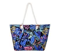 MASADA Bolso de playa grande impermeable con cremallera Flower Lover