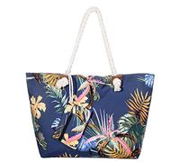 MASADA Bolso de playa grande impermeable con cremallera Mar de Flores