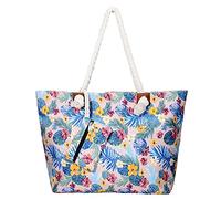 MASADA Bolso de playa grande impermeable con cremallera Retro Flower