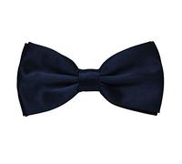 MASADA Pajarita brillante azul noche de ajuste continuo elaborada a mano con cierre de gancho 12 x 6 cm