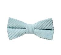 MASADA Pajarita de pana azul claro - de ajuste continuo, elaborada a mano con cierre de gancho - 12 x 6 cm