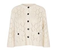 Masai - Cárdigan Estampado con Bolsillos y Cierre de Botones - Knitwear - Mujer - Beige - L -