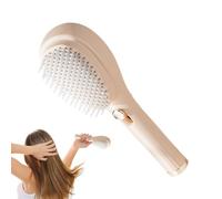 Masaje antitático compañero, espumas pai para mujeres, masaje telescópico giratorio, cepillo para el cabello autodefender, peine antiestático para todo tipo de cabello, húmedo o seco
