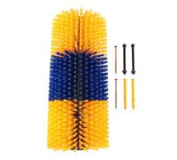 Masaje de Ganado Brazo Atrás del Alivio de la Picazón Corrige los Malos Hábitos Fácil Instalación para Caballos Vacas Ovejas Cerditos Ciervos (YELLOW)