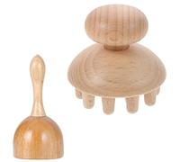 Masaje de Madera Masaje de Masaje de Setas Juego de Herramientas de Madera de Madera Masajeador de Celulitis Gua Sha Sha Masajeador Cuerpo Linfático Drenaje Masajeador
