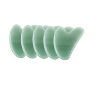 Masaje De Piedra Natural, Masajeador De Cuarzo Rosa Hielo, Terapia De Cuello Facial, Raspador, Cuidado De La Salud, Masajeador Para Cara, Cuello, Cuerpo, Guasha, 5 Uds.,5pcs-Aventurine
