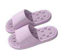 Masaje de pies Zapatillas de acupresión, masaje, zapatos para hombre y mujer, antideslizantes, sandalias, masajeador de pies para fascitis plantar, alivia la fatiga, promueve la circulación sanguínea