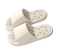 Masaje de pies Zapatillas de acupresión, masaje, zapatos para hombre y mujer, antideslizantes, sandalias, masajeador de pies para fascitis plantar, alivia la fatiga, promueve la circulación sanguínea