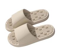 Masaje de pies Zapatillas de acupresión, masaje, zapatos para hombre y mujer, antideslizantes, sandalias, masajeador de pies para fascitis plantar, alivia la fatiga, promueve la circulación sanguínea