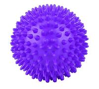 Masaje de plástico Rodillo Cuerpo Bolas puntiagudas Fitness Finger Relax Tool 7.5cm/9cm(Púrpura 7.5cm)