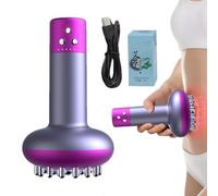 Masaje eléctrico de meridianos: dispositivo de mano, raspador de calor | dispositivo de terapia de vibración, diseño de solución de relajación corporal | práctico para espalda, cuello, piernas,