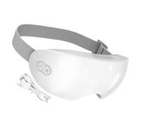 Masaje Eye Maxk - 17,2 x 7,6 cm con calor para ojos, ayuda de relajación silenciosa, vapor de compresión caliente, dispositivo inteligente ajustable con masaje, ayuda para dormir de viaje para oficina