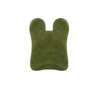 Masaje facial Rodillo verde Naturaleza Jade Rodillo Doble cabezas Jade Stone Face Lift Tool New Slimming Face Massager Beauty Care Set-No.3