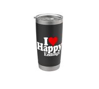 MASAJE I LOVE HEART HAPPY ENDINGS Vaso térmico de acero inoxidable de doble pared