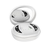 Masaje Ocular - Dispositivo Recargable Microcorriente Ojeras, Paquete Gel Masajeador Ojos Inteligente, Manual Instrucciones Con Cable USB | Aliviar Hinchazón Terapia Diaria Oficina En Casa Viajes Fami