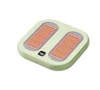Masaje para pies - PP 29x29x5cm | Calentador de pies eléctrico con 3 niveles de calentamiento modo de vibración, masajeador de pies alimentado por batería mediante USB | Hogar, oficina, dormitorios