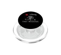 Masaje tailandés practicante/diseño de Masaje tailandés Principiante PopSockets PopGrip para MagSafe