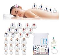 Masaje Ventosa 24 Copa de Vacio Anticelulitico Spa Ahuecamiento masajeador vacio de cuerpo espalda cuello músculos para Alivio dolor de Recuperación de Lesión Tonificación Cuidado de Belleza