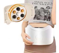 Masajeador abdominal eléctrico inalámbrico, masajeador for la celulitis abdominal for aplanar el abdomen. Alivia las molestias causadas por hinchazón, dolor de estómago y estreñimiento.