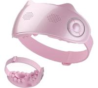 Masajeador avanzado de ojos con vapor con terapia de calor, nano niebla hidratante para ojos secos, alivio de orzuelos y blefaritis, máscara de compresión caliente recargable para ojeras e hinchazón