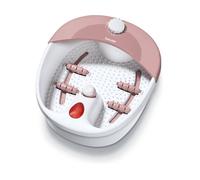 Beurer FB 20 Baño de pies con burbujas, masaje de burbujas y vibración (3 niveles), luz infrarroja, accesorios para pedicura, protección contra salpicaduras, pies de goma antideslizantes