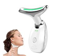 Masajeador Cara Cuello Antiarrugas, Masajeador de Belleza, EMS Masajeador Facial Electrico para Reafirmar la piel para rostro y cuello, Antiarrugas, Anti-envejecimiento, Rejuvenecimiento
