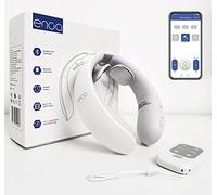 Masajeador Cervical de Cuello, Masajeador de Cuello Inteligente con Mando a Distancia, 6 Modos, 18 Intensidades, Función de Calentamiento de 3 Niveles, Ancho Ajustable, Inalámbrico, Recargable, APP