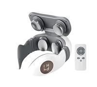 Masajeador Cervical, masaje inteligente de cuello para aliviar el dolor, masajeador inalámbrico de puntos de activación de tejido profundo, regalo para mujeres, hombres, mamá, padre,blanco