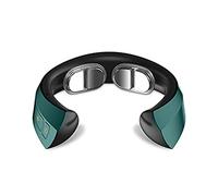 Masajeador Cervical, tejido profundo, Masajeador Cervical con calor, masajeador de pulso electromagnético, 4 modos, 6 cabezales, Masajeador Cervical multifuncional para relajación muscular,Verde