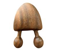 Masajeador corporal de madera natural, herramienta raspadora de madera hecha a mano, rodillo de relajación manual, dispositivo de tejido profundo, instrumento de alivio del estrés muscular, uso