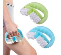 Masajeador De 2 Piezas, Masajeador De Rodillos Manual, Masajeador Portátil, Mini Masajeador, Masajeador Corporal