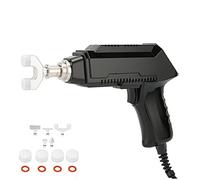 Masajeador de ajuste quiropráctico, herramienta quiropráctica de columna eléctrica con movimiento de resistencia al calor de 30 niveles para hombres, mujeres, ajuste de vertebración y negro(EU)