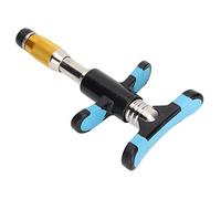 Masajeador de ajuste quiropráctico, herramienta quiropráctica manual a prueba de óxido ergonómico estable alivio del dolor para el hogar (oro)