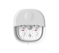 Masajeador de Baño de Spa para Pies con Calor Masajeador de Baño Motorizado Plegable con Calor Y Masaje Masajeador de Spa de Pies Shiatsu con 4 Bandejas de Masaje, Alivia el Dolor Muscular de Los Pies